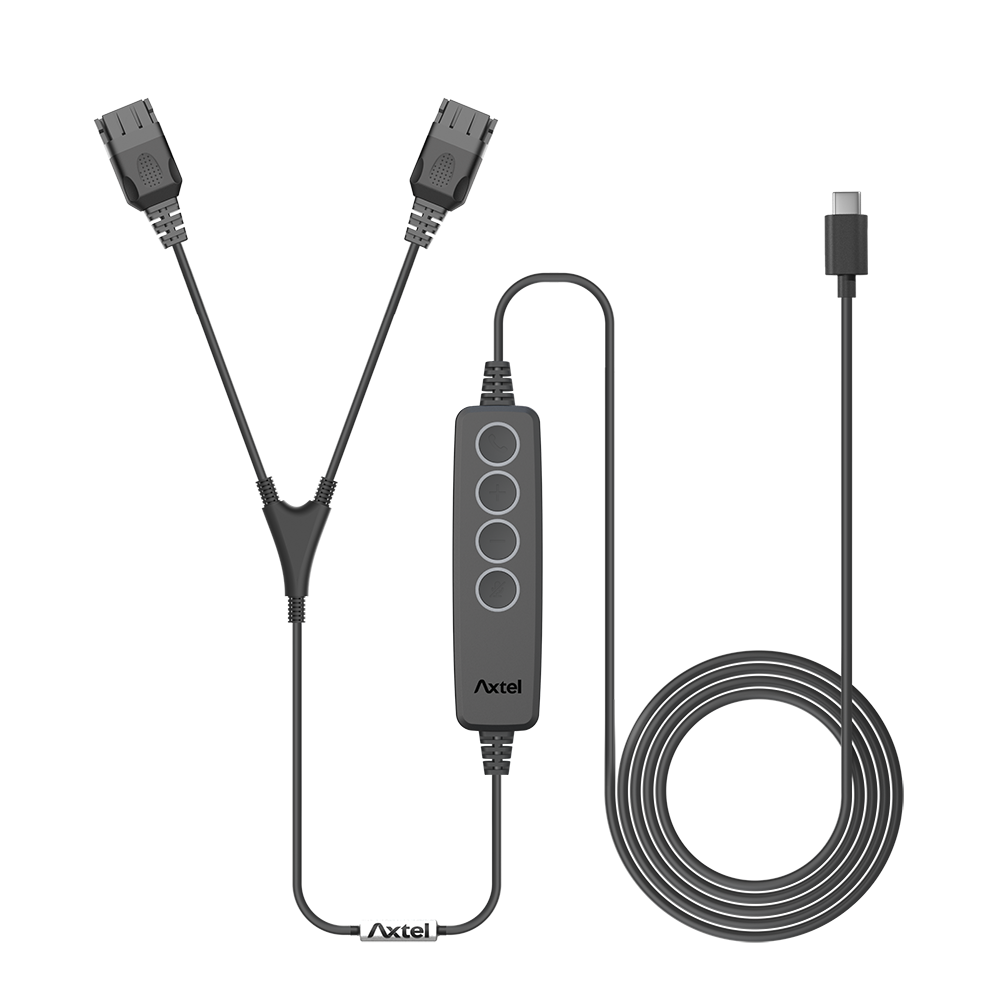 Axtel Training cord Y USB-C