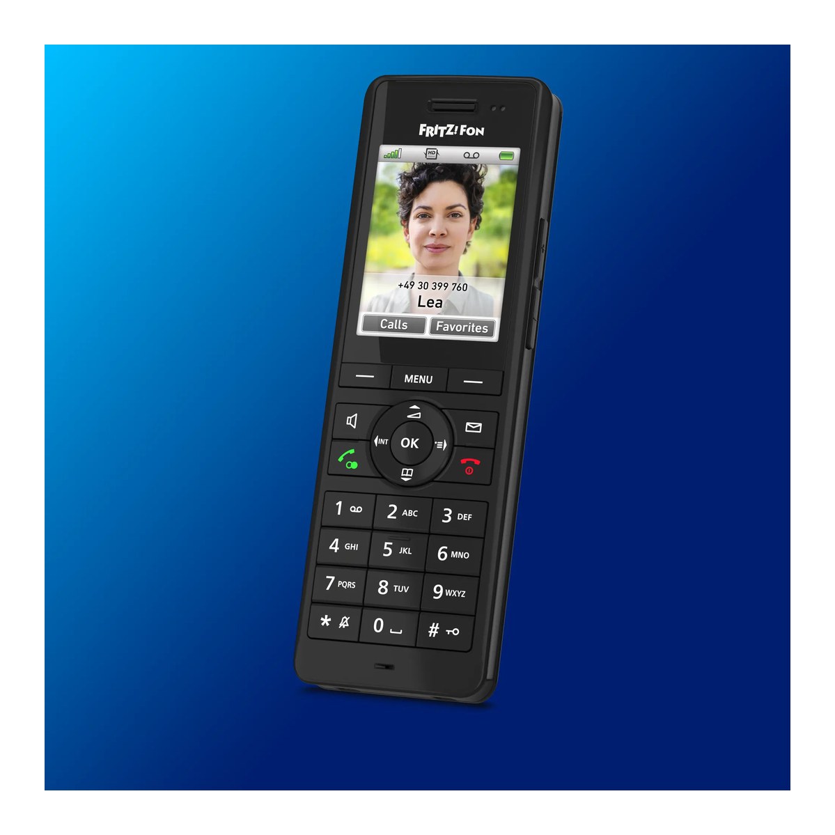 FRITZ!Fon X6 crni DECT telefon