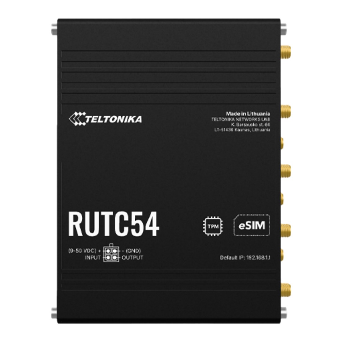 Teltonika RUTC54 5G ruter 2xSIM eSIM Wi-Fi 6 5xGbE