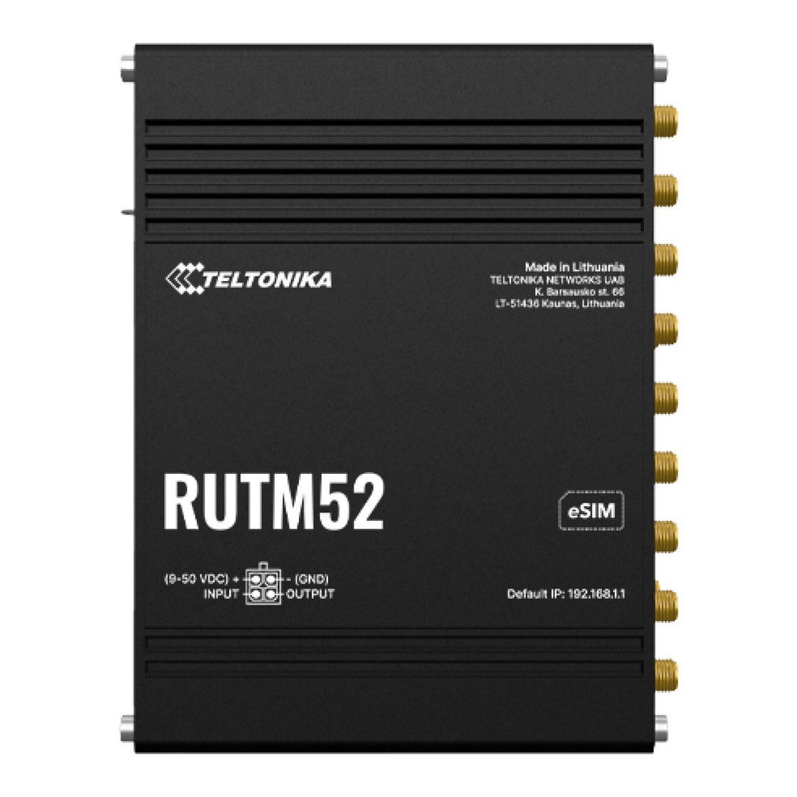 Teltonika RUTM52 2x 5G ruter 2xSIM eSIM Wi-Fi 5