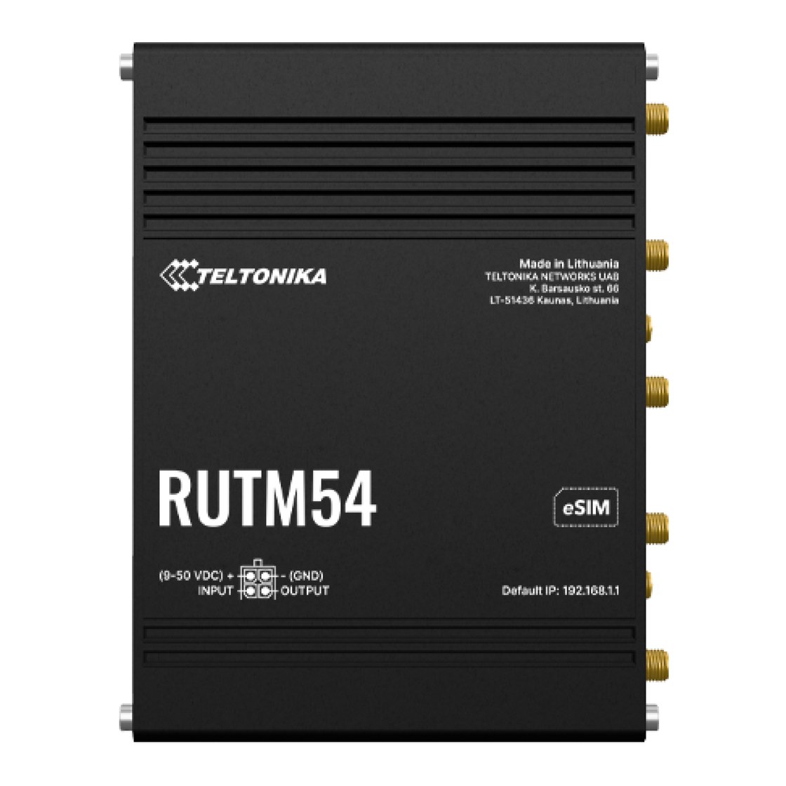 Teltonika RUTM54 5G ruter 2xSIM eSIM Wi-Fi 5 5xGbE