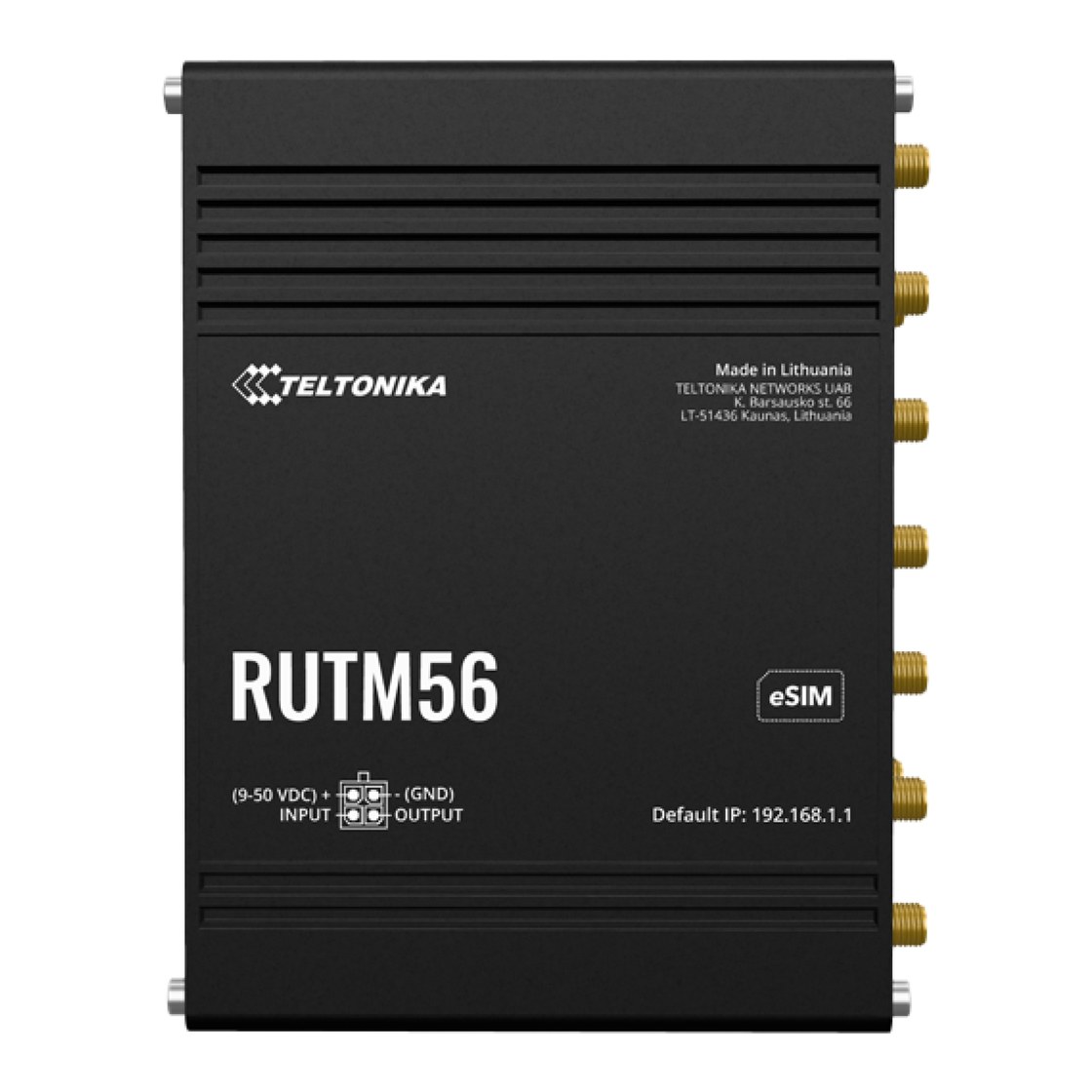 Teltonika RUTM56 5G + 4G Cat 4 ruter 2xSIM eSIM