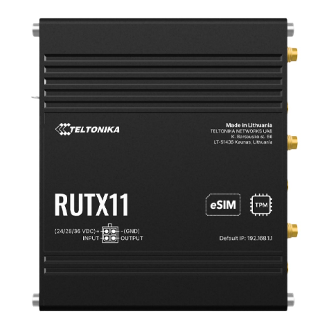 Teltonika RUTX11 4G Cat 6 ruter 2xSIM Wi-Fi 5